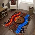 Aborigines Area Rug Non-Slip Carpet Bedroom Livingroom Indoor Outdoor Mat Gift