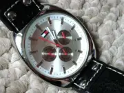 NEW SPORTY CHRONOGRAPH STYLE 3ATM 1790303 TOMMY HILFIGER WATCH BY MOVADO + BONUS