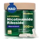 Windboss NAD Nicotinamide Riboside Resveratrol, Liposomal NAD Supplements for...