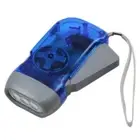 3 LED Hand Pressing Dynamo Crank Power Wind Up Flashlight Torch Camping Light AU