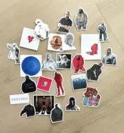 Kanye West 25 Piece Sticker Set