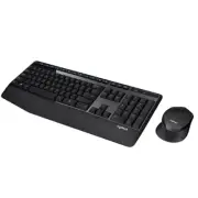 Logitech MK345 Wireless Keyboard and Mouse Combo Black 2.4 GHzUSB Receiver Black