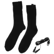 Electric Socks Man Heated Foot Warmers Action Crew Cotton Heater