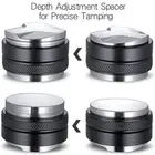 51mm/53mm/58mm Espresso Hand Tamper with Adjustable 2 in 1