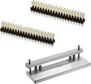 Vilros Heavy Duty Hammer-in Pin Header Install Rig for Raspberry Pi Zero, Zero W & Zero W 2 – Includes 2X 40 Pin Male Headers – No Soldering Required – Easy Installation for Raspberry Pi Projects