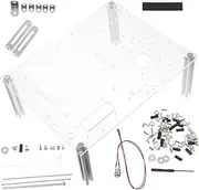 DOITOOL Motherboard Mounting Plate Open Frame Case Video Cards Case Rack Sturdy Base for Easy Observation