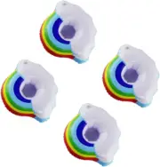 KICHOUSE 4Pcs Cloud Cup Holder Rainbow Coasters Outdoor Coasters Floating Dri...