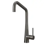 OLIVERI Essente 316 Stainless Steel Square Goose Neck Mixer - Gunmetal SS31670-GM
