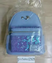 Loungefly Little Mermaid Ariel Sequins Mini Backpack Under the Sea Exclusive New