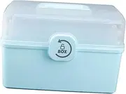 Beaupretty Capacity Medicine Box First Aid Storage Container with Compartment Design Portable Organizer for Home Office Travel Lightweight Lockable Medicine Case