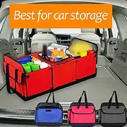 Car Trunk Storage Box Foldable Anti-slip Car Storage Box Toy Food Storage Bag Car Organize Car Accessories
