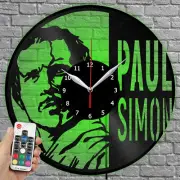 LED Clock Paul Simon Vinyl Record Wall Clock Led Light Wall Clock 4771