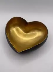 NEW MICHAEL ARAM Sona Heart Dish Catchall Small Gold & Bronze