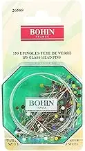 Bohin 26589 Glass Head Fine Pin Size 20-1 4in 150ct