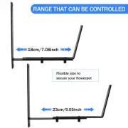 Window Box Brackets Adjustable Planter Box Bracket Heavy Duty Iron Flower FaFJP
