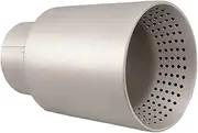 Car Silencers 1 PCS Matte 304 Stainless Steel Car Muffler Tip Exhaust Tip System Pipe Universal Exhaust Tip Exhaust Muffler(51MM IN 101MM OUT)