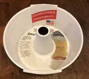 1994 Nordic Ware Bakeware Angel Food Bundt Cake Pan Green (12 Cup / 10") * NEW!