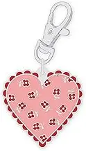 Lori Holt Bee Dots Enamel Happy Charm Heart Quilting Sewing Craft
