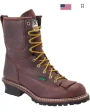 Georgia Boot Logger Steel Toe Work Boot Size 14w