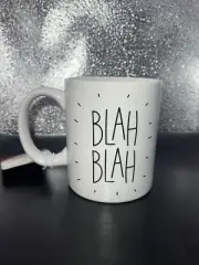 blah blah White Ceramic Mug