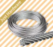 Stainless Steel Wire G316 Balustrade Cable Rope 3.2mm 7x7 7*7 Decking 100M/ROLL