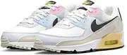 [Nike] Women's Air Max 90 Summit White/Black-Light Bone (DQ0374 100)