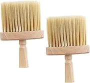 Yardenfun 2pcs Duster Drawers Cleaning for Household Use Comfort Dusting Hand Broom Wooden Cleaning Brush Bench Cleaning Bed Brush Hand Brush Groove pbt Keyboard
