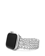 Lagos Smart Caviar Taper Apple Watch Bracelet, 42mm - 49mm