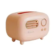 Tissue Box Cover ,Retro Radio Tissue boxs ,Art Tissue Box ,Multifunctional Facial Tissue Box Pink