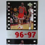 ~MICHAEL JORDAN/麥可喬丹~籃球之神/空中飛人/MJ黑耶穌 1998年UD底片設計.NBA籃球卡 #102