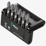 Wera 05057692001 Bit-Check 6 PZ Impaktor 1 Power Bit Set