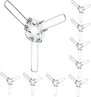 HOMSFOU 24pcs Pendant Shade Spring Clamps Iron Spring Buckles Lampshade Holder Clips Simple Design for Quick Installation