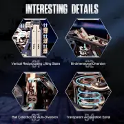 Robotime Marble Spaceport - DIY 3D Wooden Puzzle Mechanical Model Kit