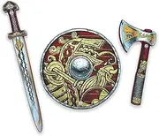 Liontouch 50007LT Medieval Viking Set for Kids | Toy Sword, Shield & Axe in Foam for Pretend Play