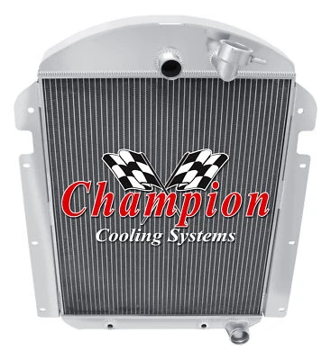 Rel Champion 3 Row Radiator Chevy Config for 1940 Chevrolet WA V8 Conversion (for: Chevrolet)
