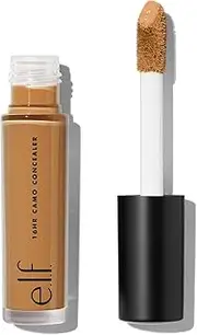 e.l.f. 16HR Camo Concealer, Full Coverage, Lightweight, Conceals, Corrects, Contours, Highlights, Dries Matte, 6 Shades Plus 27 Colours, Ideal for All Skin Types 6 ml, Deep Olive, 1 Count (Pack of 1)