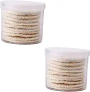 FRCOLOR Sets Ergonomic Loofah Makeup Puff Reusable Face Cleaning Pads Natural Exfoliant for Pore Cleaning and Lymphatic Circulation Pcs