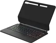 [Jarttarn] Magic Smart Bluetooth Keyboard Case Compatible with Samsung Galaxy Tab S9 2023 11 inch (X710/X716B/X718U) with Trackpad RGB Backlit Keyboard (Black)
