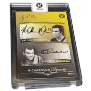 [Regal Trading Cards] Aussie Rules Greats of the Game Dynasty Richardson Sign Card