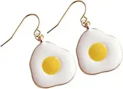 [TOGEVAL] Earrings Jewelry for Women Poached Earrings Fried Eggs Drop Dangle for Girls