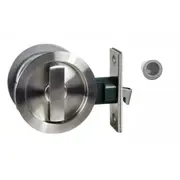 Nidus Cavity Sliding Privacy Door Lock with Edge Pull