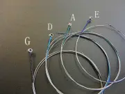 2 SETS (8 STRINGS) E. A. D. G. 1/8 SIZE VIOLIN STRINGS /NICE STEEL/US SELLER