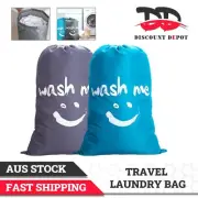 Extra Large Laundry Bag Travel Dirty Clothes Camping Drawstring Closure Storage