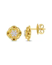 Rina Limor 14K 0.26 ct. tw. Diamond Flower Earrings