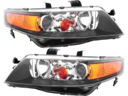 Headlights Replacement Set for 2006 - 2008 TSX HID Projector Left Right Pair