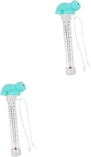 SUPVOX 2pcs Floating Fish Pond Thermometer Digital Hot Tub Bath Water Thermometer Safe for Boys and Girls