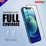 2xFor Apple iPhone 14 13 12 11 Pro Max Mini Full Tempered Glass Screen Protector