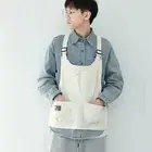 Grill Apron with Multi Pockets Work Apron for Backpacking Garden Photography