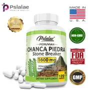 Chanca Piedra Capsules 1600mg - Phyllanthus Niruri, Kidney Stone Breaker Cleanse