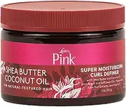 Lusters Pink Shea Butter Coconut Oil Super Moisturizing Curl Definer 11 Oz
